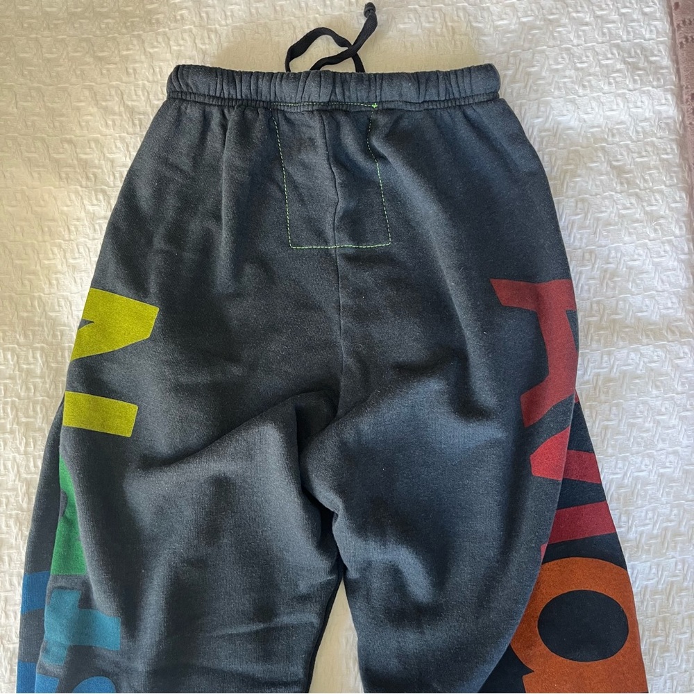 Aviator Nation Charcoal Sweatpants with logo up both sides - Picture 4 of 7